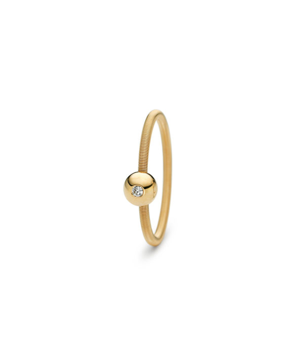 Niessing, Ring Colette, 1-fach, Gelbgold, Brillant