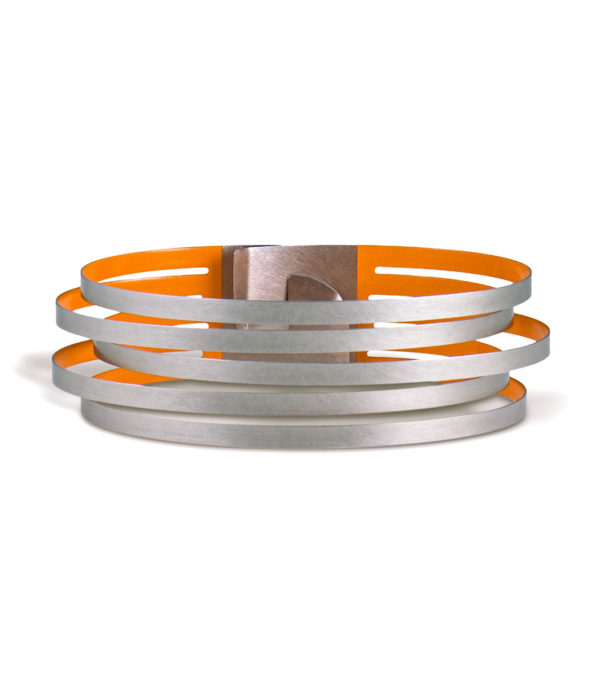 Claudia Hoppe, Armreif Stripes schmal, 23mm